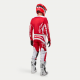 Completo motocross Alpinestars FLUID LURV rosso e bianco enduro Quad