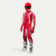 Completo motocross Alpinestars FLUID LURV rosso e bianco enduro Quad