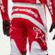 Completo motocross Alpinestars FLUID LURV rosso e bianco enduro Quad