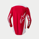 Completo motocross Alpinestars FLUID LURV rosso e bianco enduro Quad