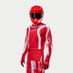 Completo motocross Alpinestars FLUID LURV rosso e bianco enduro Quad