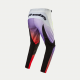 Completo motocross Alpinestars FLUID LUCENT 2024  bianco rosso e giallo fluo arancione enduro Quad