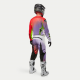 Completo motocross Alpinestars FLUID LUCENT 2024  bianco rosso e giallo fluo arancione enduro Quad