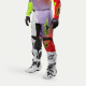 Completo motocross Alpinestars FLUID LUCENT 2024  bianco rosso e giallo fluo arancione enduro Quad