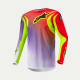 Completo motocross Alpinestars FLUID LUCENT 2024  bianco rosso e giallo fluo arancione enduro Quad