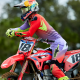 Completo motocross Alpinestars FLUID LUCENT 2024  bianco rosso e giallo fluo arancione enduro Quad