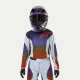 Completo Alpinestars RACER HOEN bambino grigio chiaro e arancione motocross enduro Quad