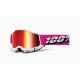 Maschera 100% ACCURI 2 ROY lente specchiata rossa Motocross Enduro Mtb
