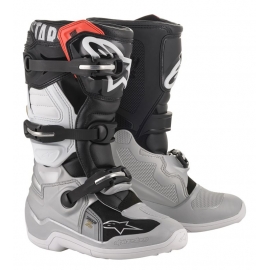 ALPINESTARS TECH  7 S nero argento bianco oro STIVALE CROSS BIMBO