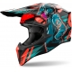 CASCO AIROH WRAAAP CYBER arancio fluo motocross, enduro 