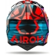 CASCO AIROH WRAAAP CYBER arancio fluo motocross, enduro 