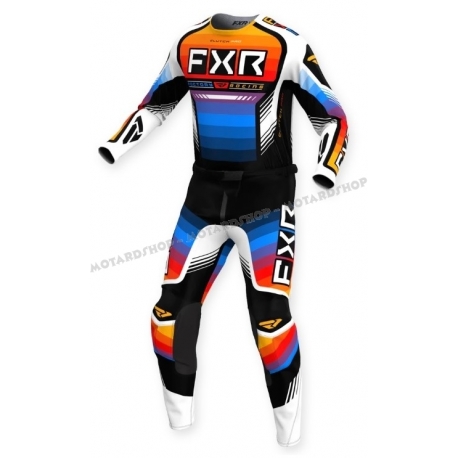 Completo FXR CLUTCH PRO SPECTRUM multicolore motocross enduro quad