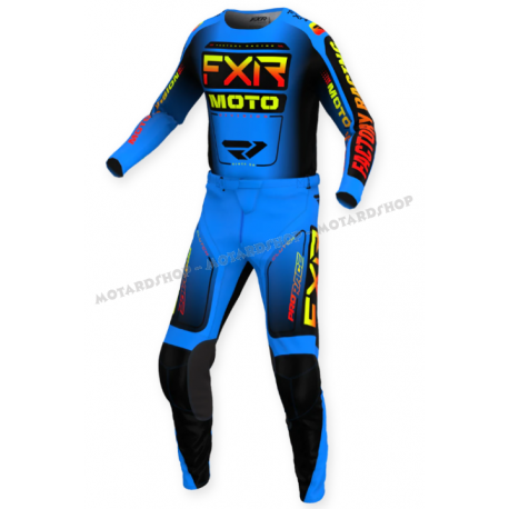 Completo FXR CLUTCH BAMBINO inferno blu motocross enduro quad