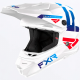 Casco BAMBINO FXR LEGION PATRIOT bianco e blu motocross enduro quad