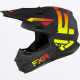 Casco BAMBINO FXR LEGION INITION nero e giallo motocross enduro quad