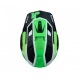 Casco Motocross Just1 J40 FLASH FLUO verde bianco nero Enduro Quad Supermotard