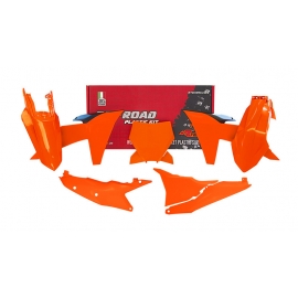 RTECH KIT PLASTICHE KTM SX-SXF 2023/2024 colore ARANCIO NEON