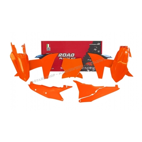 RTECH KIT PLASTICHE KTM SX-SXF 2023/2024 colore ARANCIO NEON