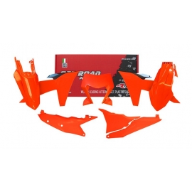 RTECH KIT PLASTICHE KTM EXC-EXCF 2024 colore ARANCIO NEON