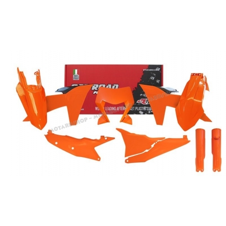 RTECH KIT PLASTICHE KTM EXC-EXCF 2024 colore ARANCIO KTM