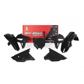 RTECH KIT PLASTICHE HONDA CRF250 22/24 CRF450 21/24 colore NERO