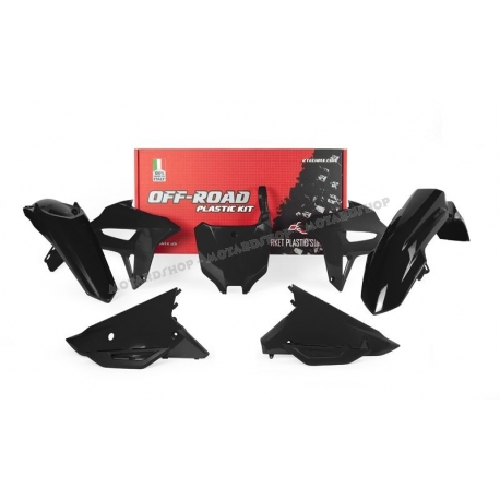 RTECH KIT PLASTICHE HONDA CRF250 22/24 CRF450 21/24 colore NERO