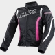  LS2 GATE giacca donna nero rosa materiale tecnico cordura moto strada gran turismo