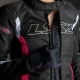  LS2 GATE giacca donna nero rosa materiale tecnico cordura moto strada gran turismo