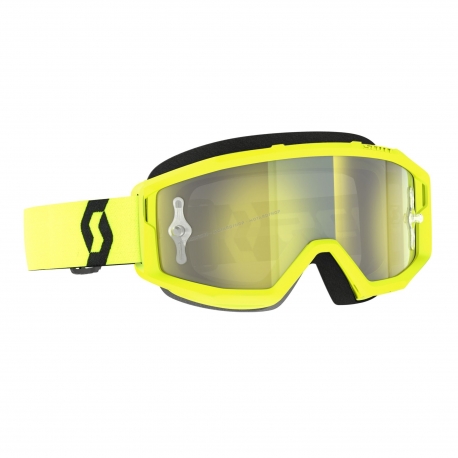 Maschera SCOTT PRIMAL gialla lente specchiata giallo motocross enduro dh