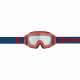 Maschera SCOTT SPLIT OTG blu e rosso neon per occhiali da vista motocross enduro dh