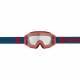 Maschera SCOTT SPLIT OTG blu e rosso neon per occhiali da vista motocross enduro dh