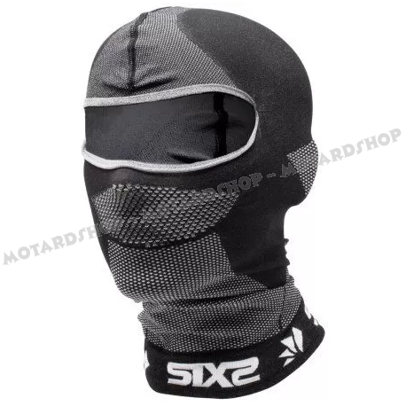 SIXS SOTTOCASCO  MOTO ESTIVO nero e carbon leggero traspirante moto vespa scooter bici mtb