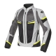 Giacca CLOVER AIRJET 5 grigia gialla ventilata moto strada granturismo