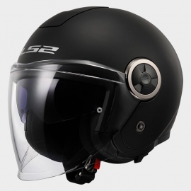 CASCO JET LS2 OF620 CLASSY nero opaco moto strada scooter