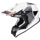 Casco SCORPION VX-16 EVO AIR SPECTRUM bianco grigio motocross enduro