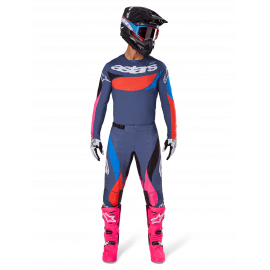 Completo motocross Alpinestars TECHSTAR DREEM 2025 grigio multicolor enduro Quad