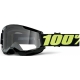 Maschera 100% STRATA 2 SOLAR ECLIPSE lente chiara Motocross Enduro Mtb