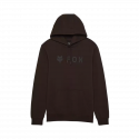 FOX Felpa con Cappuccio Absolute marrone cacao casual motocross