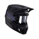Casco motocross LEATT 7.5 V24 nero enduro quad