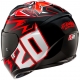 Casco integrale HJC C10 DIABLO MASK moto da strada scooter