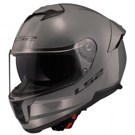 Casco Integrale LS2 FF808 STREAM II solid grigio moto da strada scooter
