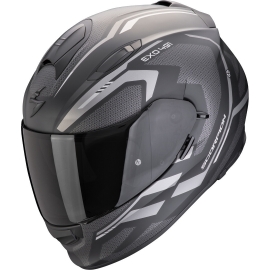 Casco SCORPION EXO-491 KRIPTA nero argento moto strada