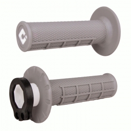 ODI Manopole MX Lock On V2 1/2 Half Waffle grigie motocross enduro quad