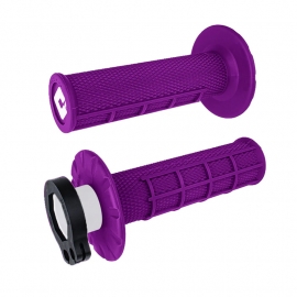 ODI MANOPOLA V2 LOCK ON 1/2 half waffle viola motocross enduro quad