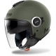 Casco AIROH HELIOS COLOR verde militare scooter vespa moto 