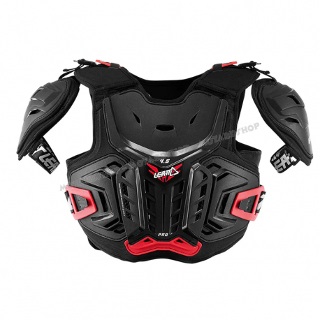 LEATT 4.5 Nera Pettorina con protezione spalla Minicross Motocross Bimbo Ragazzo