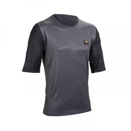 LEATT Maglia MTB Enduro 3.0 elastica grafite con maniche a tre quarti cross country