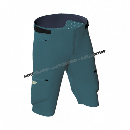 LEATT Pantaloncini MTB corti ALLMTN 2.0 per bambino turchese cross country