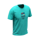 LEATT Maglia MTB ALLMTN 2.0 a manica corta leggera e traspirante per bambino turchese