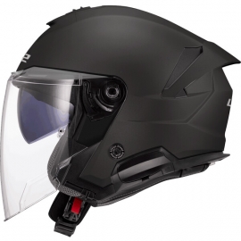 CASCO JET LS2 OF618 VERSO 2 nero opaco moto strada scooter